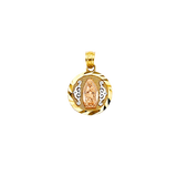 Guadalupe Pendant - 14k Tri Color Gold