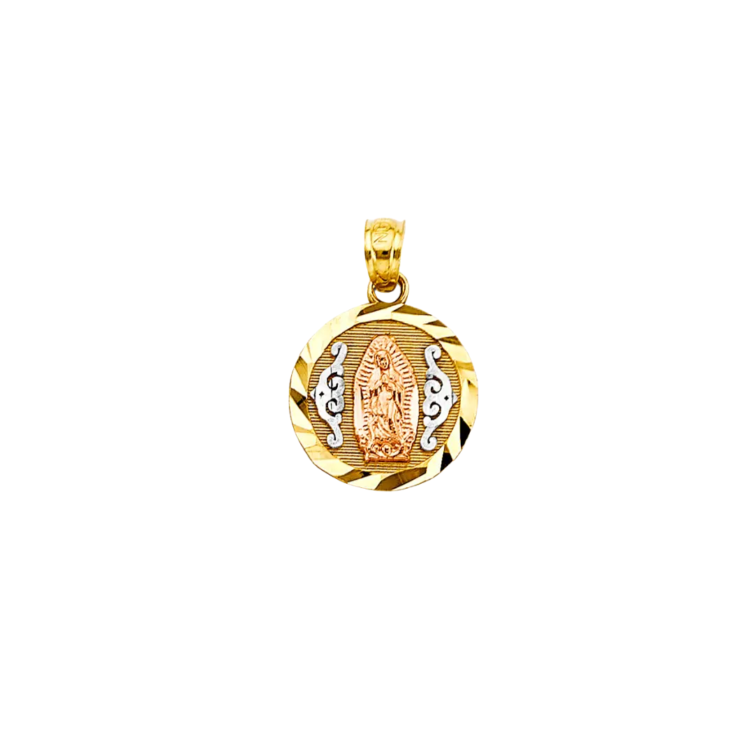 Guadalupe Pendant - 14k Tri Color Gold