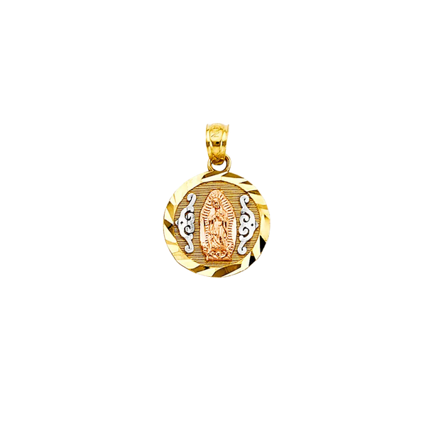 Guadalupe Pendant - 14k Tri Color Gold