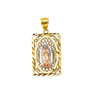 Guadalupe Pendant - 14k Tri Color Gold