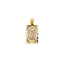 Guadalupe Pendant - 14k Tri Color Gold