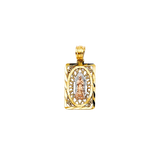 Guadalupe Pendant - 14k Tri Color Gold