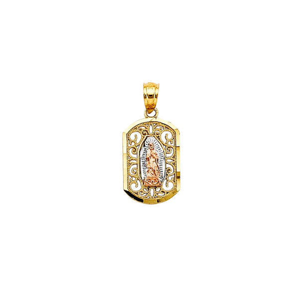 Guadalupe Pendant - 14k Tri Color Gold