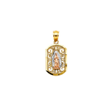 Guadalupe Pendant - 14k Tri Color Gold