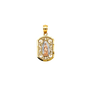 Guadalupe Pendant - 14k Tri Color Gold