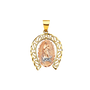 Guadalupe Pendant - 14k Tri Color Gold