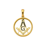 Masonic Symbol Pendant - 14k Yellow Gold