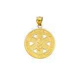 EMT Pendant - 14k Yellow Gold