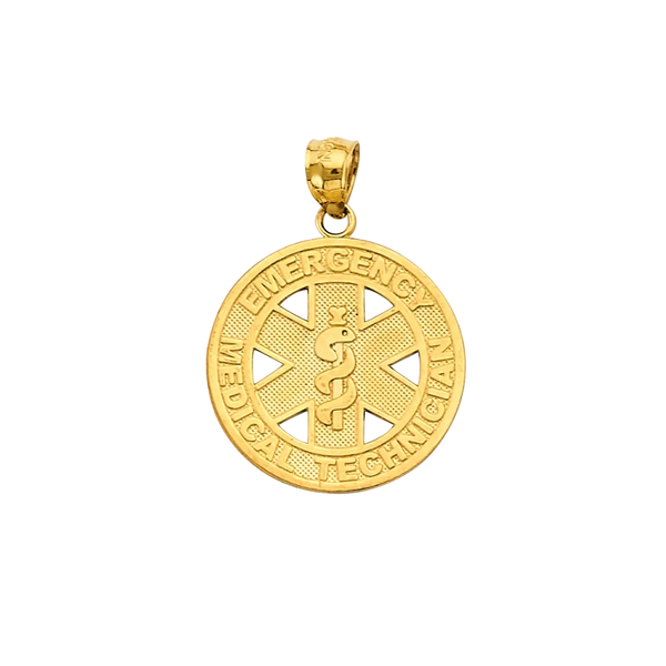 EMT Pendant - 14k Yellow Gold