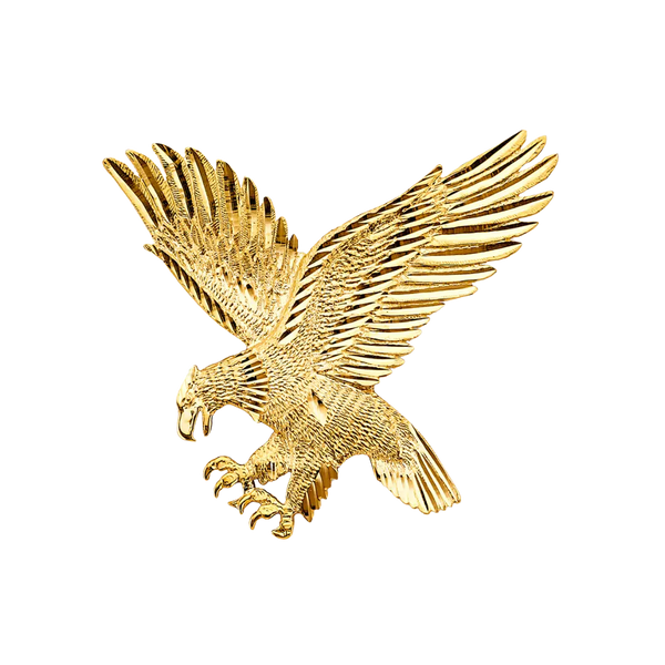 Eagle Pendant - 14k Yellow Gold