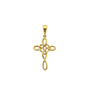 Cross Pendant - 14k Yellow Gold