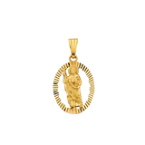 San Judas Pendant - 14k Yellow Gold