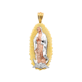 Guadalupe Pendant - 14k Tri Color Gold