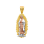 Guadalupe Pendant - 14k Tri Color Gold