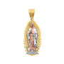 Guadalupe Pendant - 14k Tri Color Gold