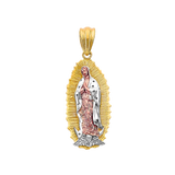 Guadalupe Pendant - 14k Tri Color Gold