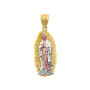 Guadalupe Pendant - 14k Tri Color Gold