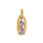 Guadalupe Pendant - 14k Tri Color Gold