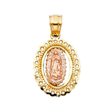 Guadalupe Pendant - 14k Two Tone Gold