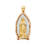 Guadalupe Pendant - 14k Tri Color Gold