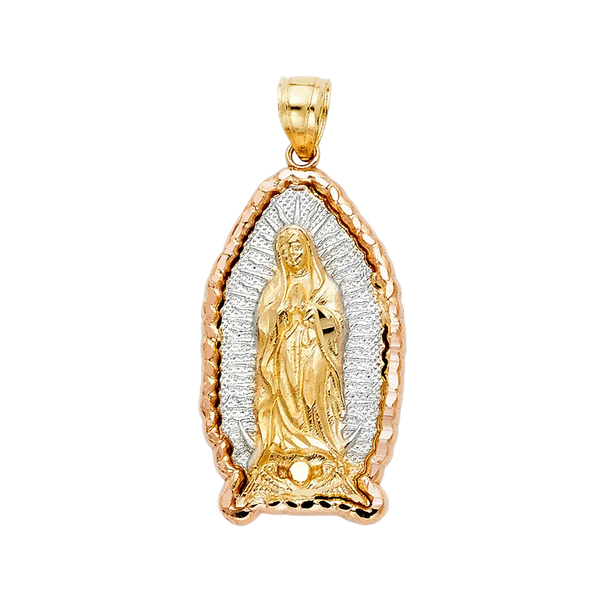 Guadalupe Pendant - 14k Tri Color Gold