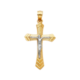 Passion Curcufix Pendant - 14k Two Tone Gold