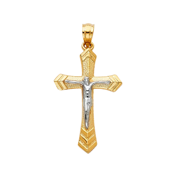 Passion Curcufix Pendant - 14k Two Tone Gold