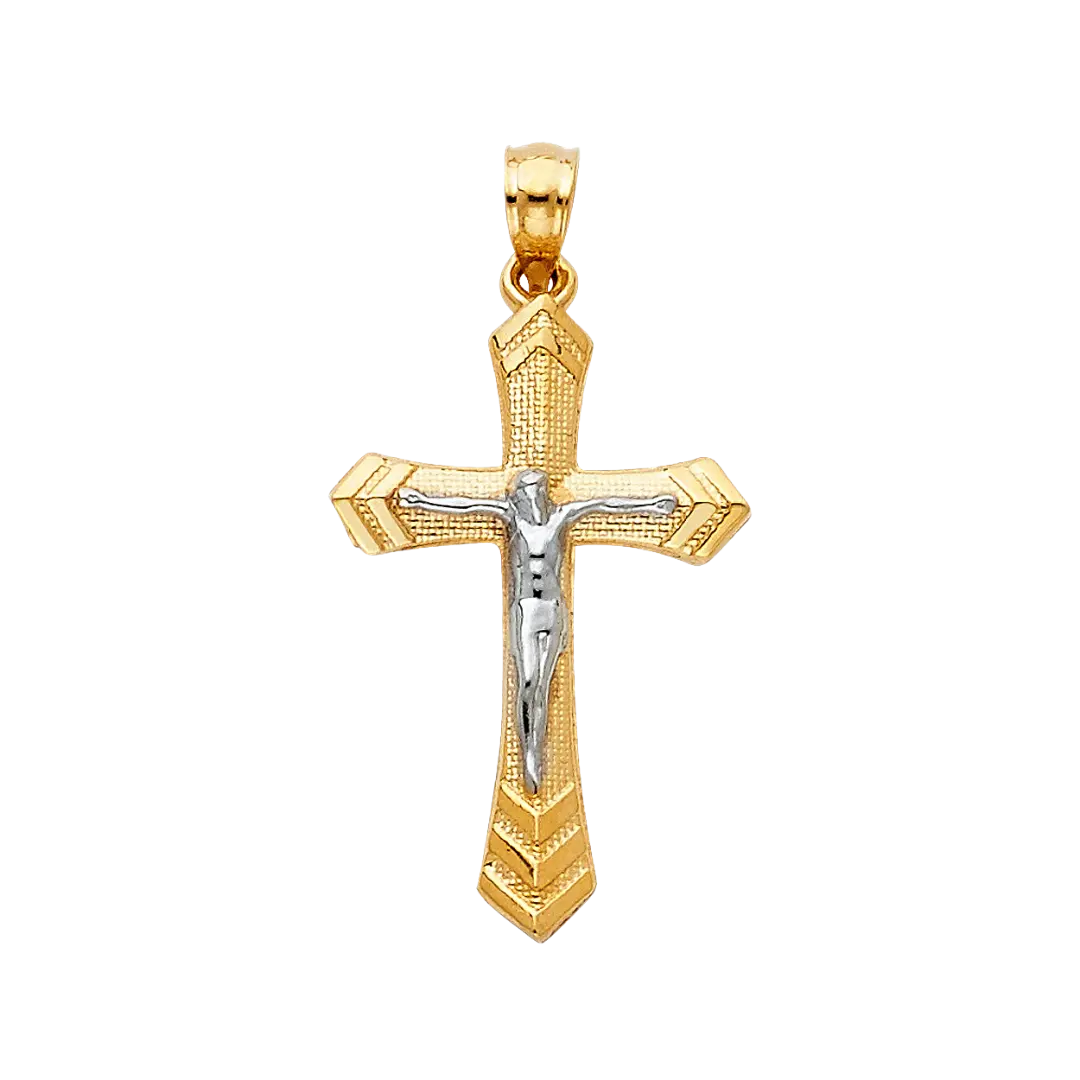 Passion Curcufix Pendant - 14k Two Tone Gold