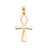 Ankh Cross Pendant - 14k Yellow Gold