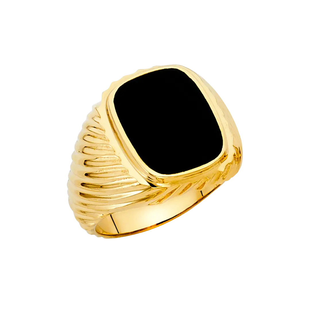 Men's Fashion Ring - 14k Yellow Gold