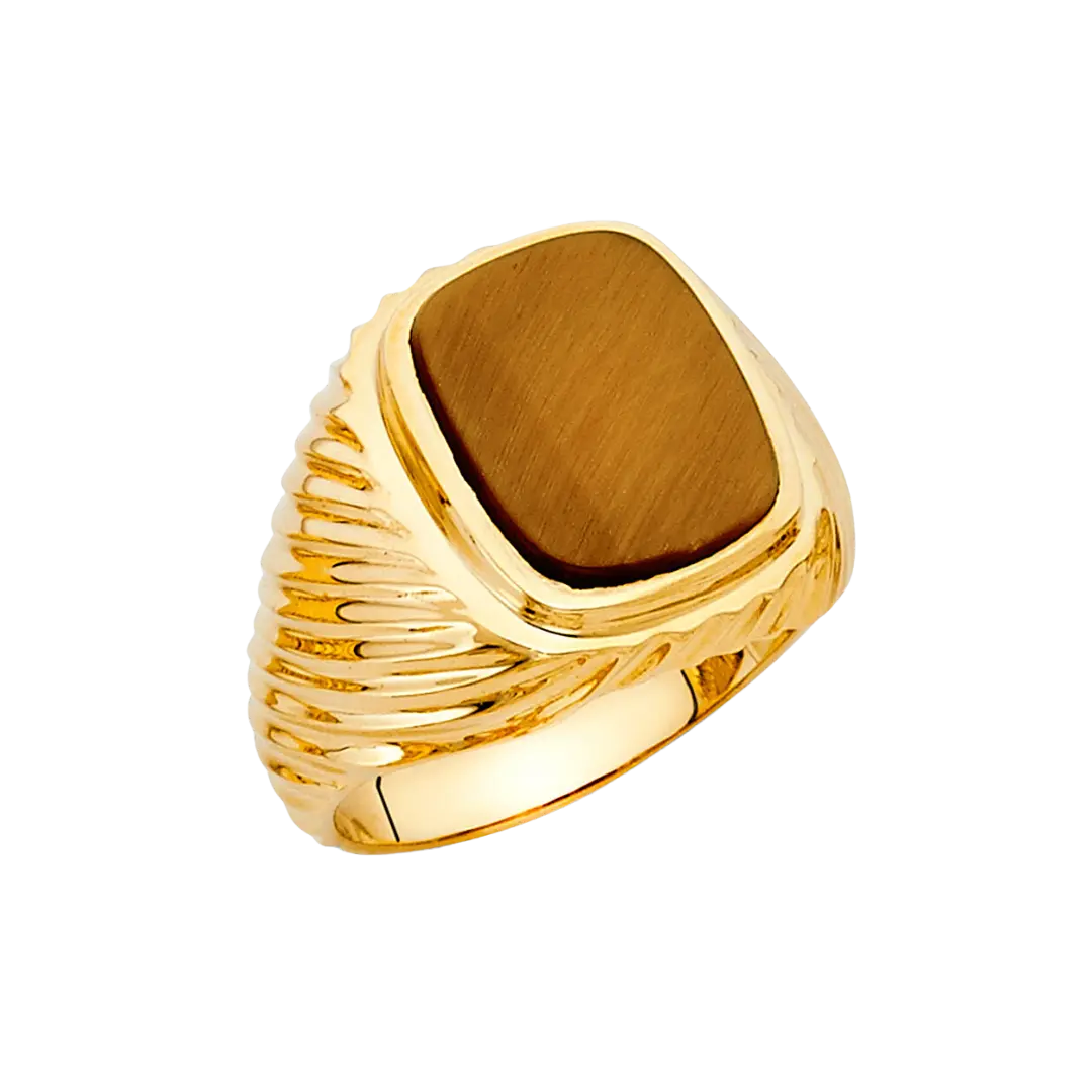 Men's Fashion Ring - 14k Yellow Gold