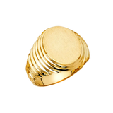 Men's Signet Ring - 14k Yellow Gold