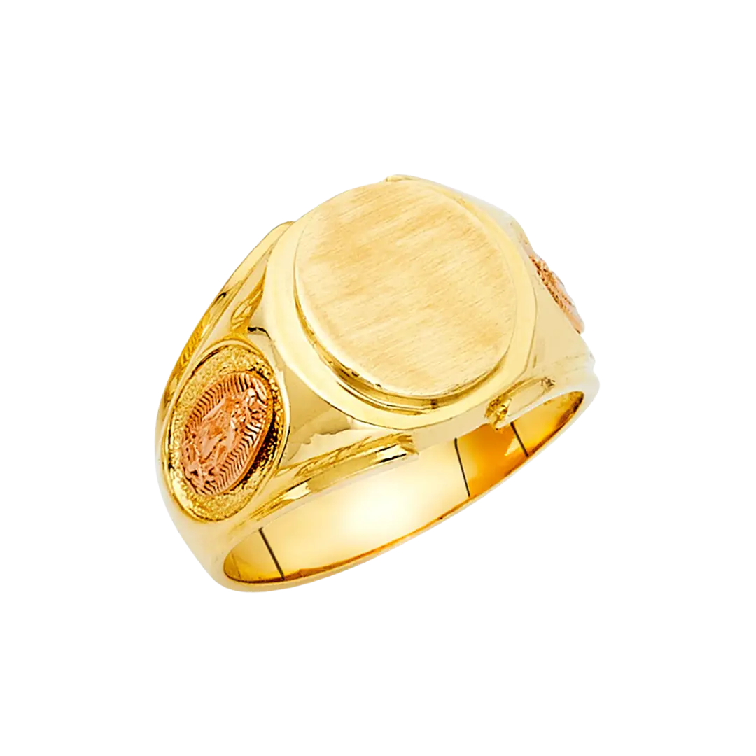 Men's Nugget Ring - 14k Yellow Gold