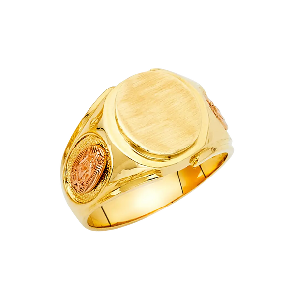 Men's Nugget Ring - 14k Yellow Gold