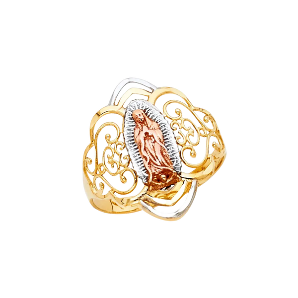 Guadalupe Ring - 14k Tri Color Gold