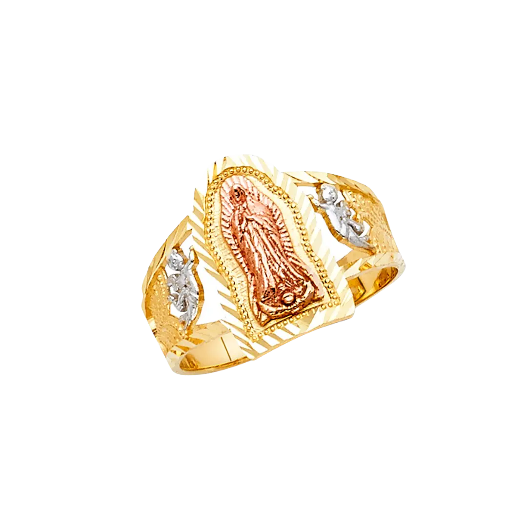 Guadalupe Ring - 14k Tri Color Gold