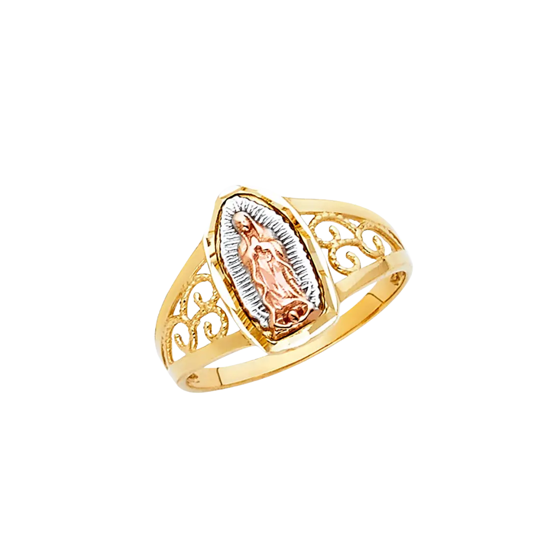 Guadalupe Ring - 14k Tri Color Gold