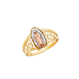 Guadalupe Ring - 14k Tri Color Gold