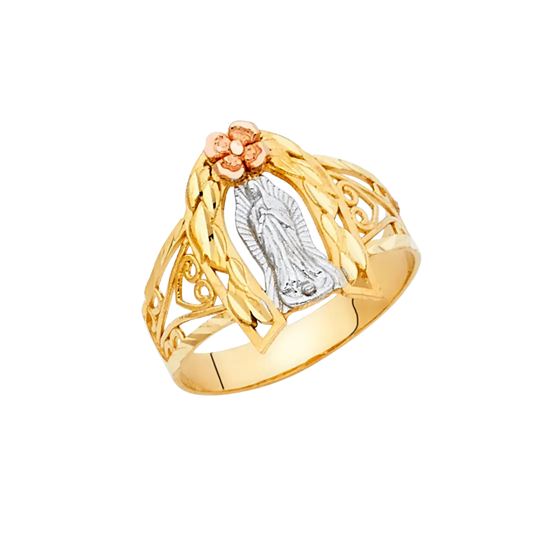 Guadalupe Ring - 14k Tri Color Gold