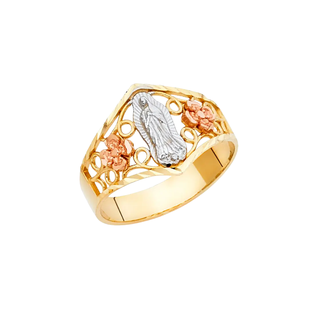 Guadalupe Ring - 14k Tri Color Gold