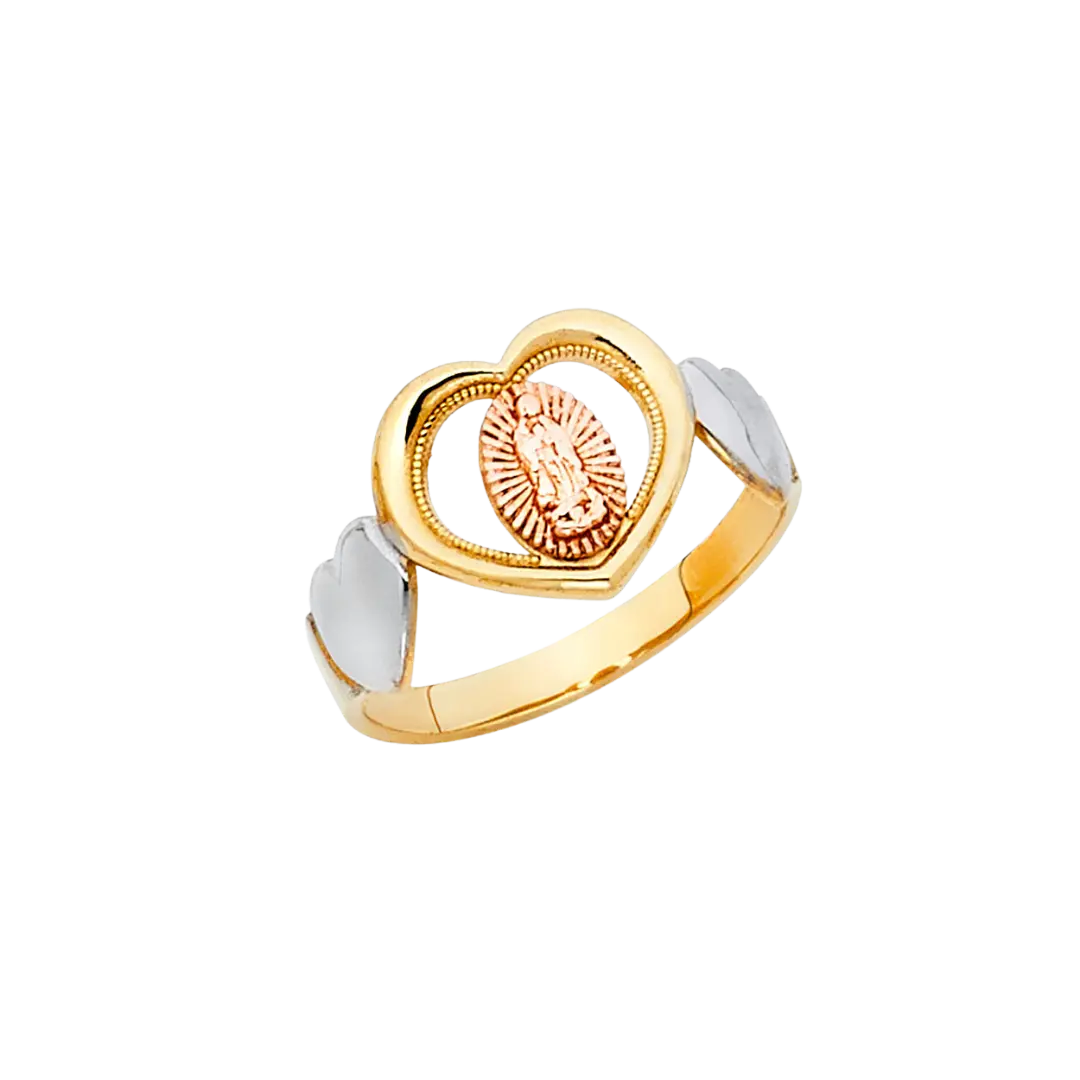 Guadalupe Ring - 14k Tri Color Gold