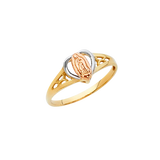 Guadalupe Ring - 14k Tri Color Gold