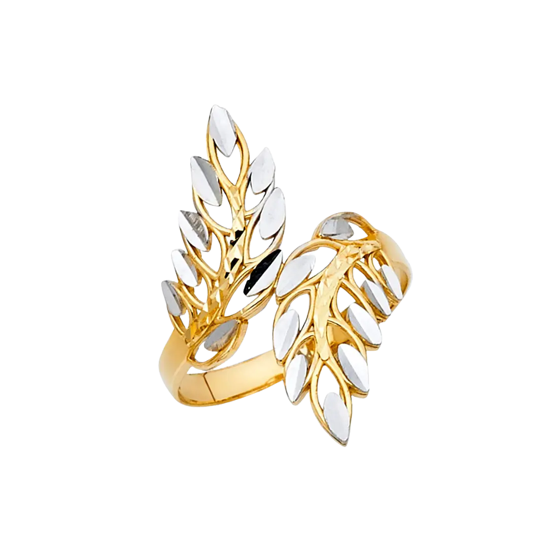 Fancy Ring - 14k Two Tone Gold