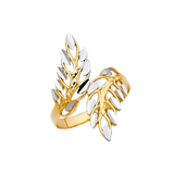 Fancy Ring - 14k Two Tone Gold