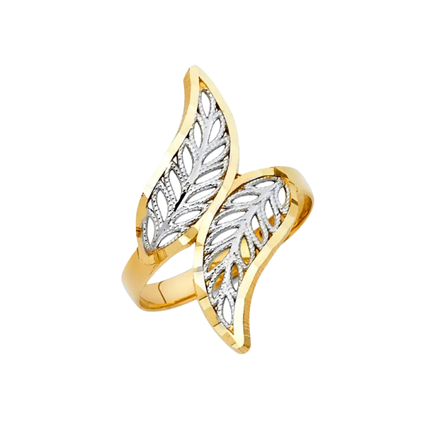 Fancy Ring - 14k Two Tone Gold