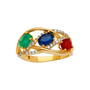 Color Gem Stone Ring - 14k Yellow Gold