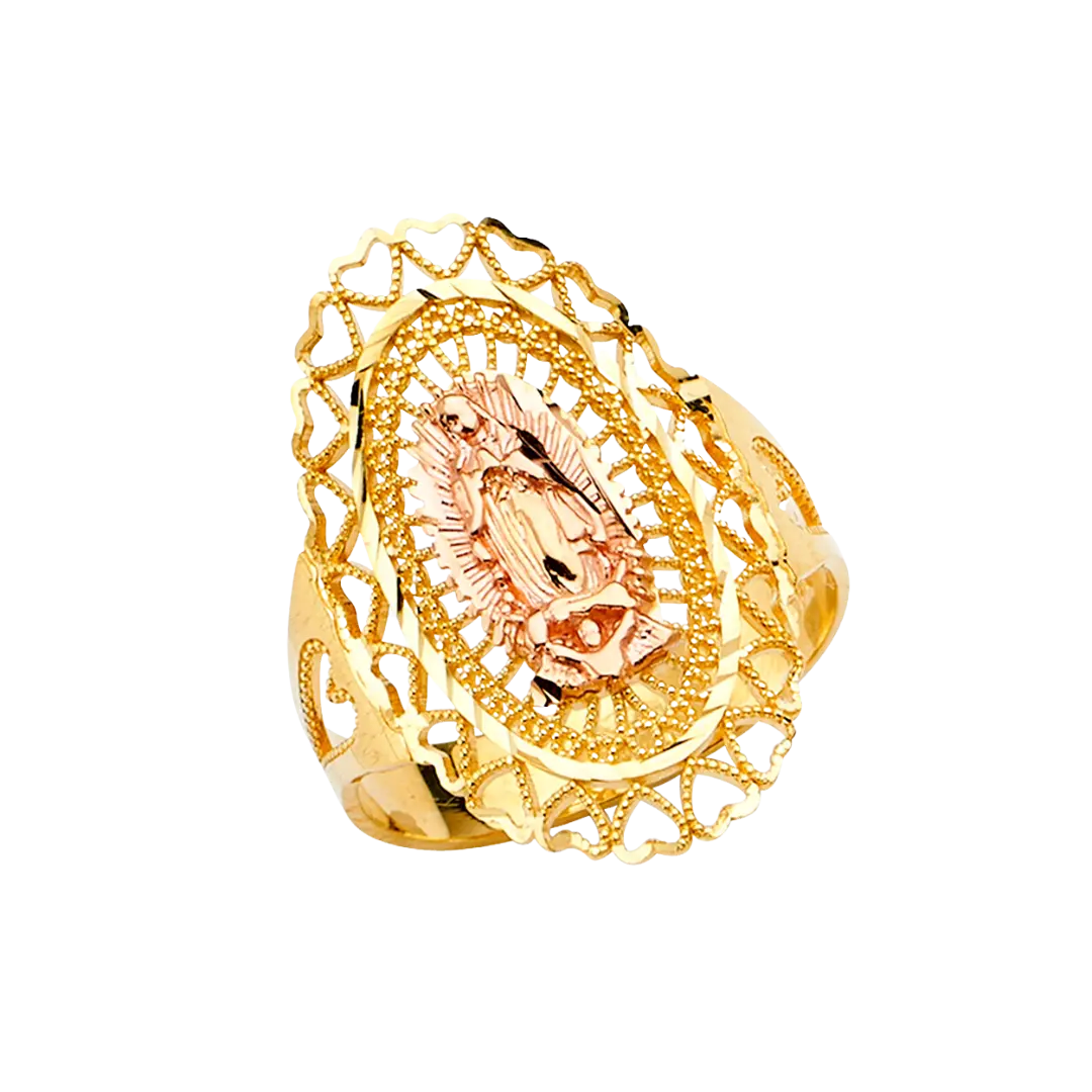 Guadalupe Ring - 14k Two Tone Gold