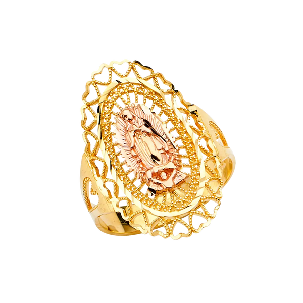 Guadalupe Ring - 14k Two Tone Gold