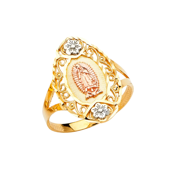 Guadalupe Ring - 14k Tri Color Gold