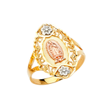 Guadalupe Ring - 14k Tri Color Gold